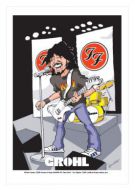 Dave Grohl - Foo Fighters Caricature, Heroes Of Rock (Rock Pop)